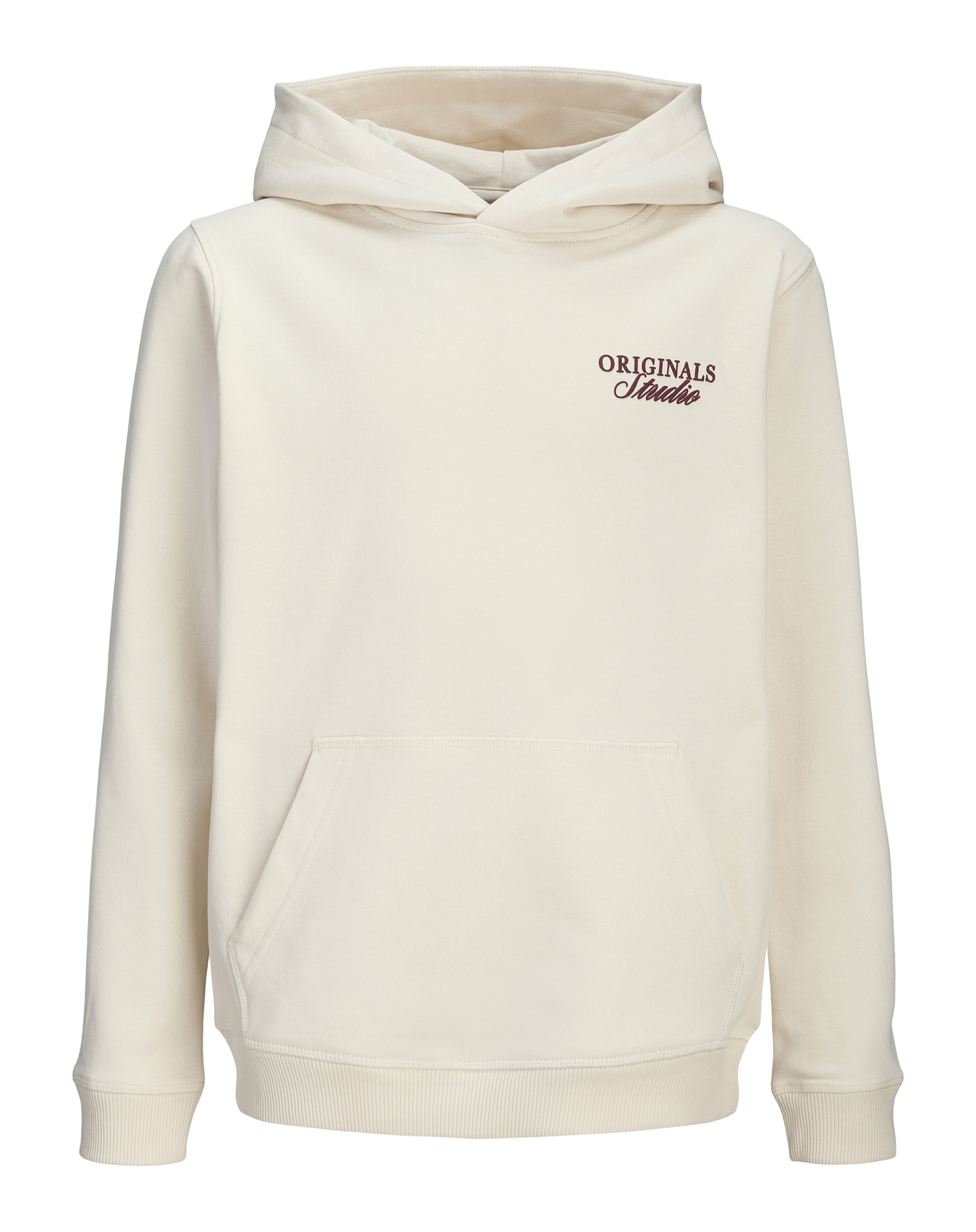 Jack & Jones Junior - JORNorrebro Typo Back Sweat Hoodie - Antique White